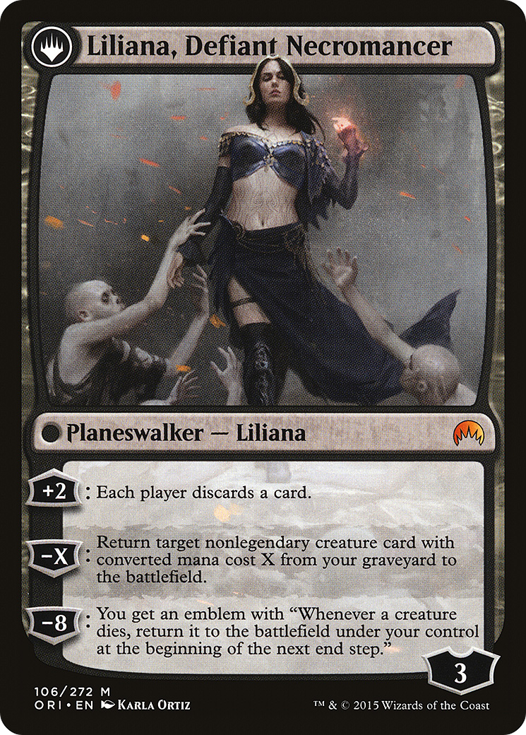 Liliana, Heretical Healer // Liliana, Defiant Necromancer [Secret Lair: From Cute to Brute]-2