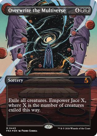 Overwrite the Multiverse (Borderless) (FRA-445) - Reality Fracture Foil-1