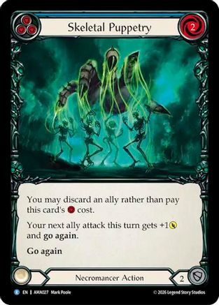 Skeletal Puppetry (Blue) (AMA027) - Armory Deck: Malice-1