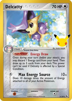Delcatty 005  - Holofoil ME 30th Celebration Classic Collection - Classic Collection-1