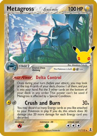 Metagross (Delta Species) 011  - Holofoil ME 30th Celebration Classic Collection - Classic Collection-1