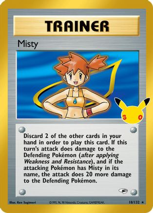 Misty 018  - Holofoil ME 30th Celebration Classic Collection - Classic Collection-1