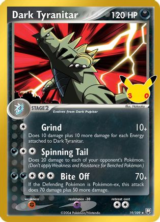 Dark Tyranitar 019  - Holofoil ME 30th Celebration Classic Collection - Classic Collection-1