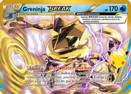 Greninja BREAK 041  - Holofoil ME 30th Celebration Classic Collection - Classic Collection-1