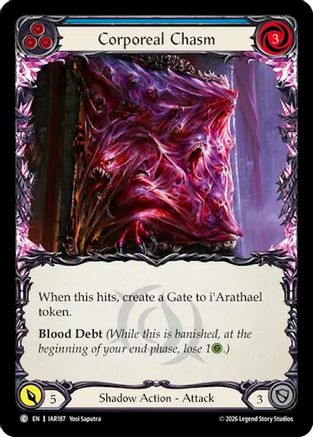 Corporeal Chasm (Blue) (IAR187) - Usurp the Shadow Throne-1