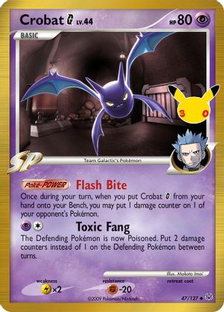 Crobat G 047  - Holofoil ME 30th Celebration Classic Collection - Classic Collection-1