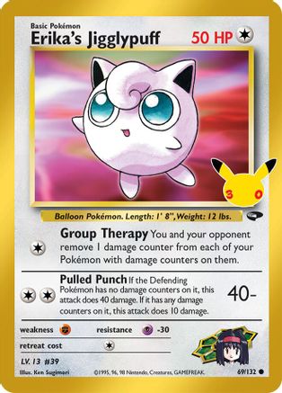 Erika's Jigglypuff 069  - Holofoil ME 30th Celebration Classic Collection - Classic Collection