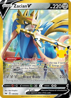 Zacian V 138  - Holofoil ME 30th Celebration Classic Collection - Classic Collection-1