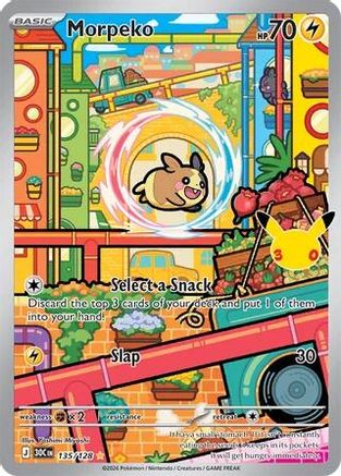Morpeko 135/128  - Holofoil ME 30th Celebration - Illustration Rare-1