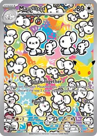 Maushold 146/128  - Holofoil ME 30th Celebration - Illustration Rare-1