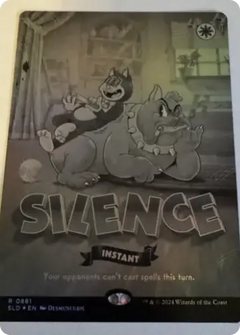 Silence (0881) (Black & White Foil) [Secret Lair Drop Series]-1
