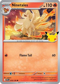 Ninetales 010  - Holofoil ME 30th Celebration - Common-1