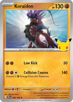 Koraidon 086  - Holofoil ME 30th Celebration - Rare-1