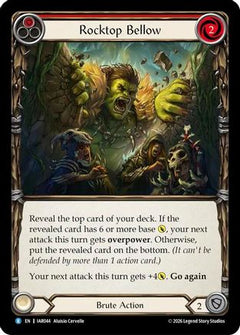 Rocktop Bellow (Red) (IAR044) - Usurp the Shadow Throne-1