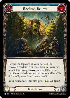 Rocktop Bellow (Blue) (IAR046) - Usurp the Shadow Throne Rainbow Foil-1