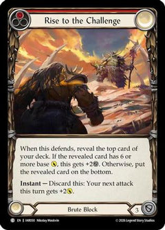 Rise to the Challenge (Red) (IAR050) - Usurp the Shadow Throne Rainbow Foil-1
