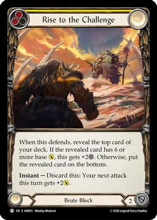Rise to the Challenge (Yellow) (IAR051) - Usurp the Shadow Throne-1
