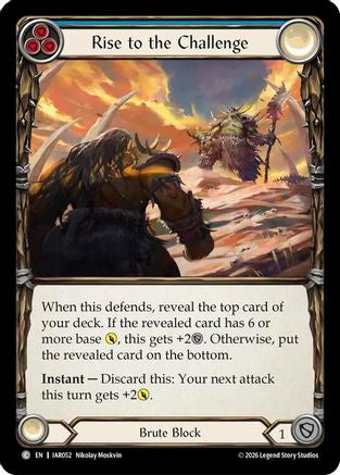 Rise to the Challenge (Blue) (IAR052) - Usurp the Shadow Throne