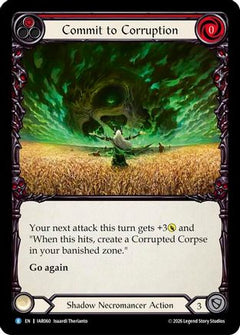 Commit to Corruption (Red) (IAR060) - Usurp the Shadow Throne Rainbow Foil-1