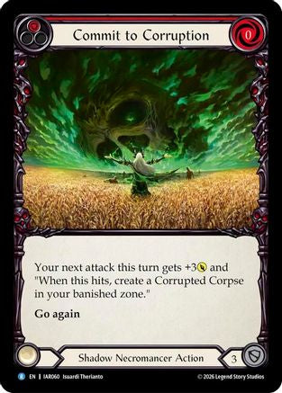 Commit to Corruption (Red) (IAR060) - Usurp the Shadow Throne Rainbow Foil-1