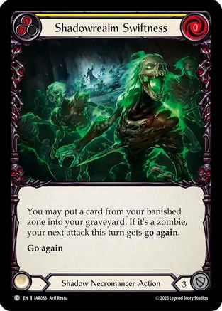Shadowrealm Swiftness (IAR083) - Usurp the Shadow Throne Rainbow Foil-1