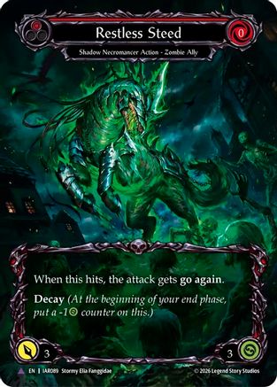 Restless Steed (Marvel) (IAR089) - Usurp the Shadow Throne Cold Foil-1