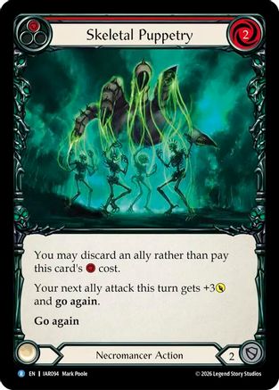 Skeletal Puppetry (Red) (IAR094) - Usurp the Shadow Throne-1