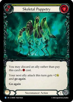 Skeletal Puppetry (Yellow) (IAR095) - Usurp the Shadow Throne Rainbow Foil-1