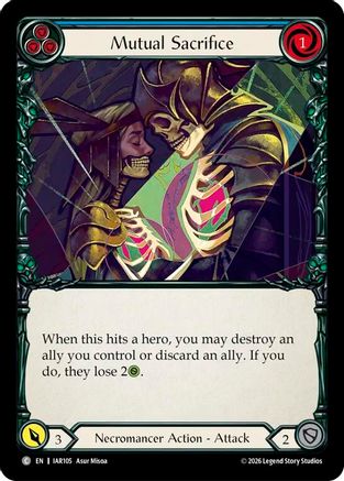 Mutual Sacrifice (Blue) (IAR105) - Usurp the Shadow Throne Rainbow Foil