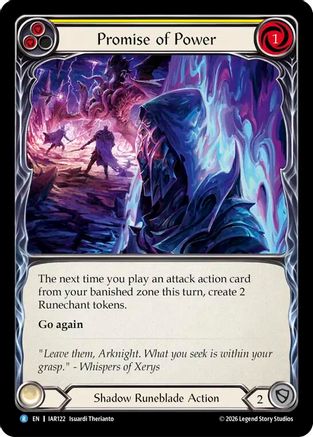 Promise of Power (IAR122) - Usurp the Shadow Throne Rainbow Foil