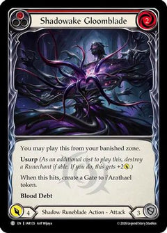 Shadowake Gloomblade (Red) (IAR135) - Usurp the Shadow Throne Rainbow Foil-1