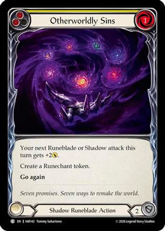 Otherworldly Sins (Yellow) (IAR142) - Usurp the Shadow Throne Rainbow Foil-1
