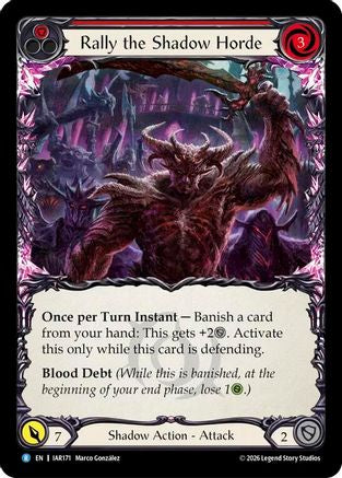 Rally the Shadow Horde (Red) (IAR171) - Usurp the Shadow Throne