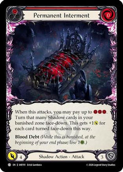Permanent Interment (Red) (IAR191) - Usurp the Shadow Throne Rainbow Foil-1