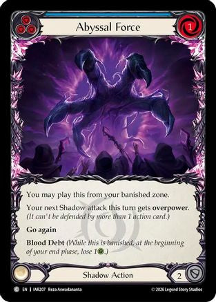 Abyssal Force (IAR207) - Usurp the Shadow Throne Rainbow Foil