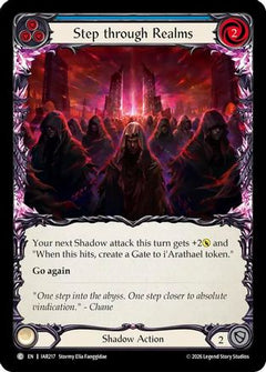 Step through Realms (Blue) (IAR217) - Usurp the Shadow Throne Rainbow Foil-1