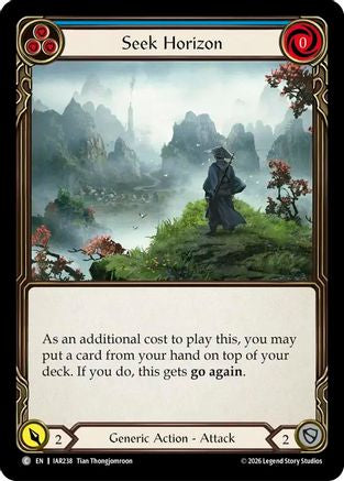 Seek Horizon (Blue) (IAR238) - Usurp the Shadow Throne-1