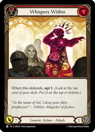 Whispers Within (Red) (IAR239) - Usurp the Shadow Throne-1