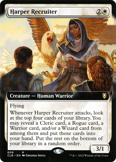 Harper Recruiter (Extended Art) [Commander Legends: Battle for Baldur's Gate]-1