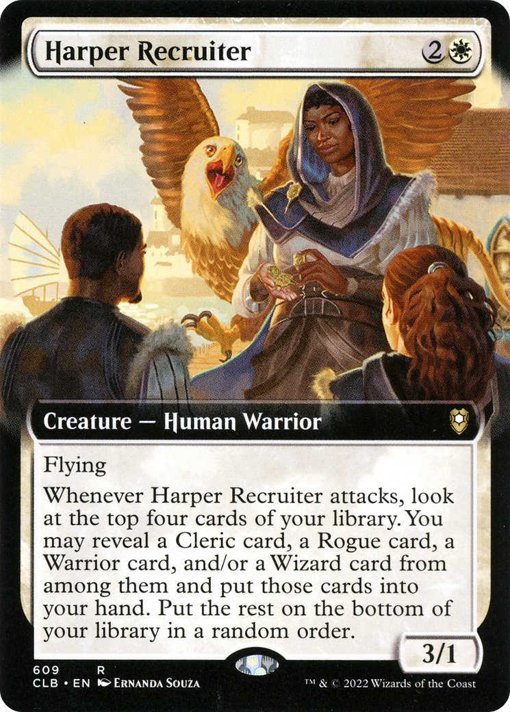 Harper Recruiter (Extended Art) [Commander Legends: Battle for Baldur's Gate]-1