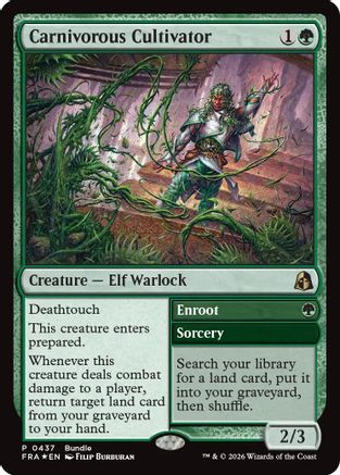 Carnivorous Cultivator (UMP-437) - Unique and Miscellaneous Promos Foil-1