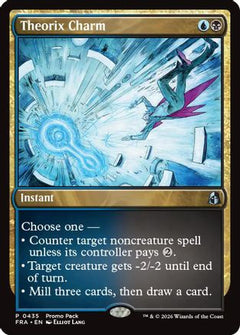 Theorix Charm (PPFRA-435) - Promo Pack: Reality Fracture Foil-1