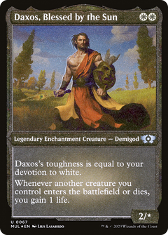 Daxos, Blessed by the Sun (Foil Etched) [Multiverse Legends]-1