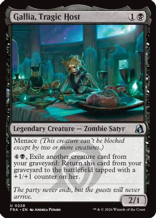 Gallia, Tragic Host (FRA-228) - Reality Fracture Foil-1