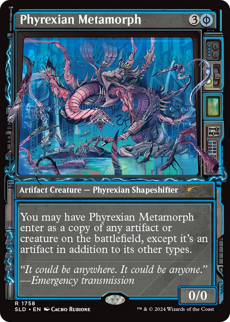 Phyrexian Metamorph (SLD-1758) - Secret Lair Drop: (Showcase) Foil-1