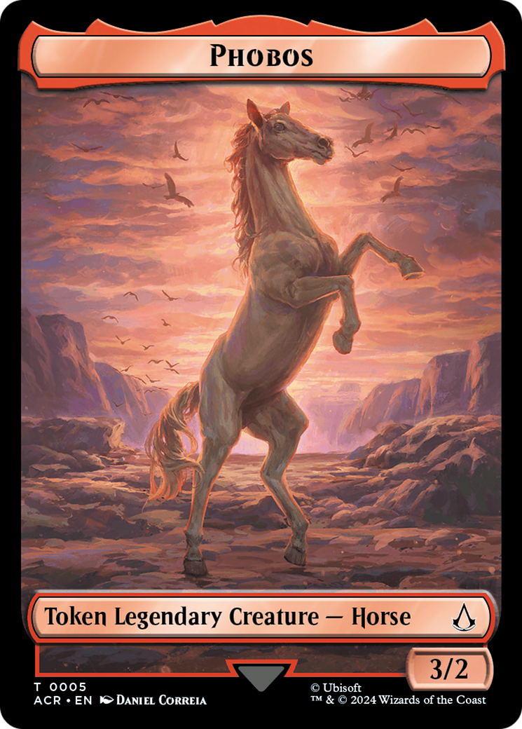 Assassin // Phobos Double-Sided Token [Assassin's Creed Tokens]-2