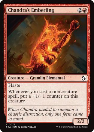 Chandra's Emberling (FRA-076) - Reality Fracture Foil-1