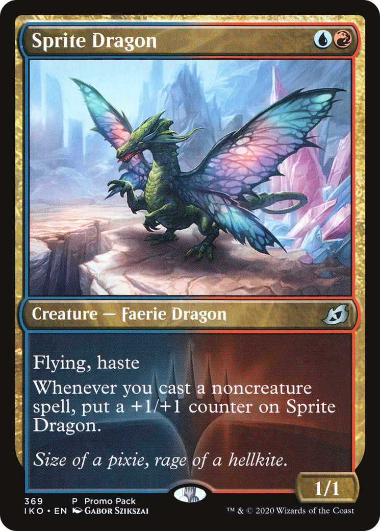 Sprite Dragon (Promo Pack) [Ikoria: Lair of Behemoths Promos]-1