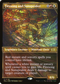 Firesong and Sunspeaker (Halo Foil) [Multiverse Legends]-1