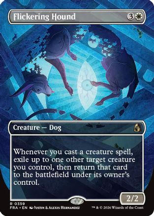 Flickering Hound (Borderless) (FRA-359) - Reality Fracture-1